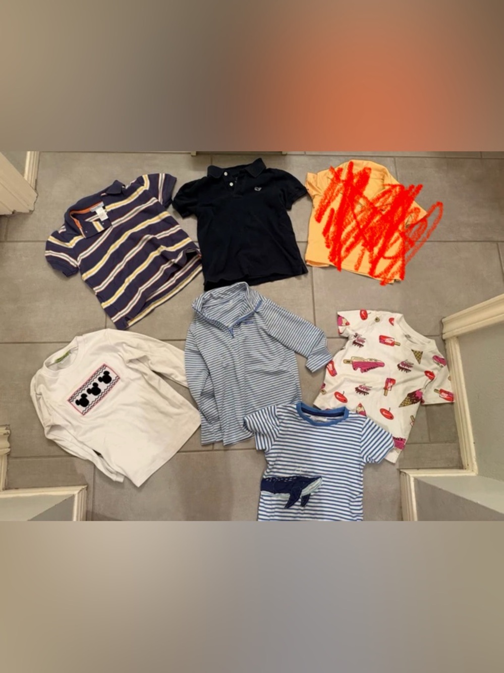 3T boys shirt bundle - vineyard vines stellybelly Nike dillards play (6 shirts)